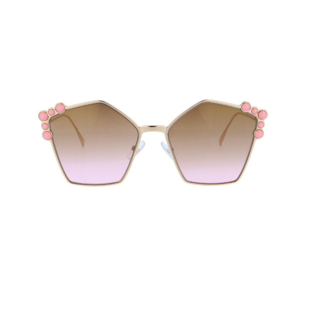 🕶️FENDI FF0261/S STUDDED PENTAGON SUNGLASSES 🕶️